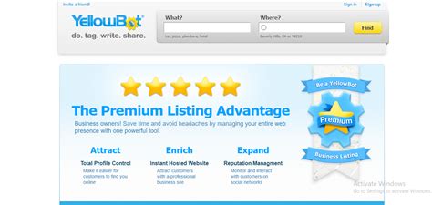 yellowbot free listing.